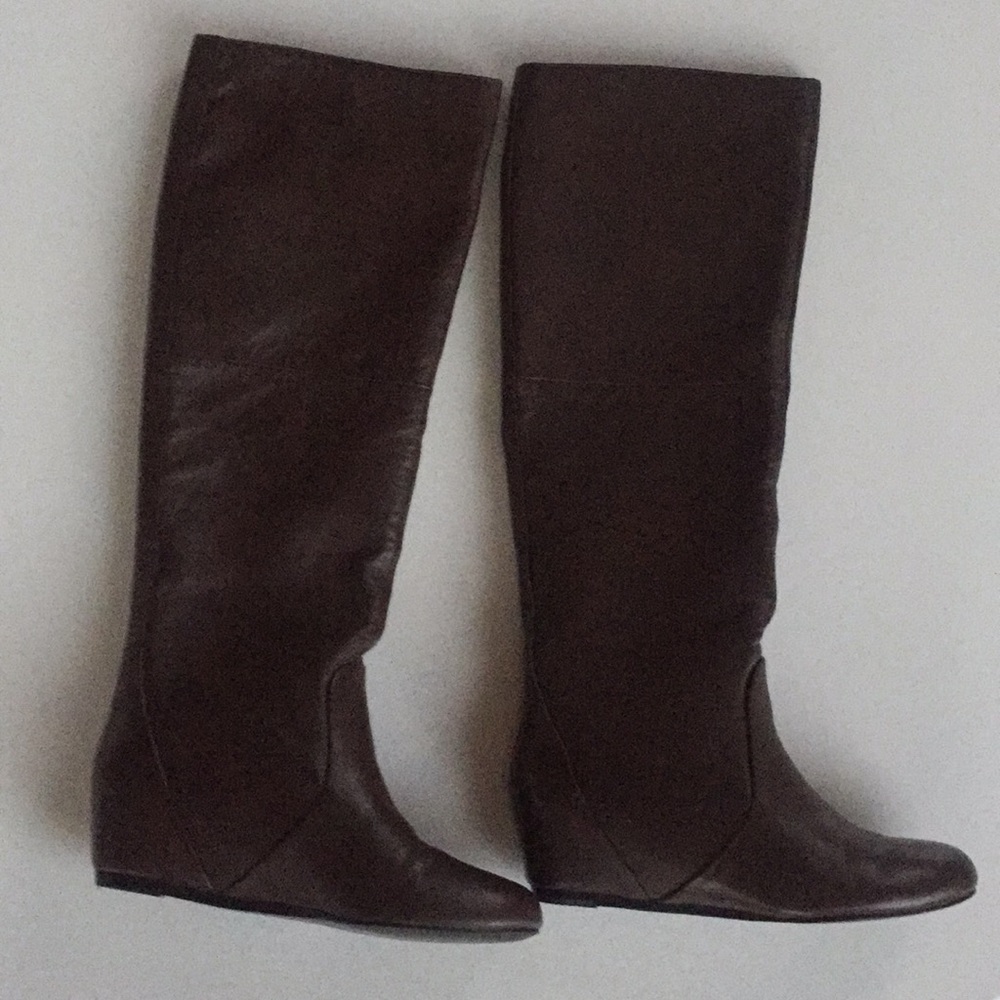 Leather boots
